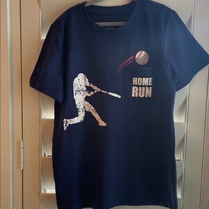 BCG Navy Home Run Baseball Tee